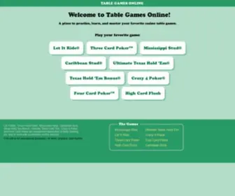 Table-Games-Online.com(Table Games Online) Screenshot