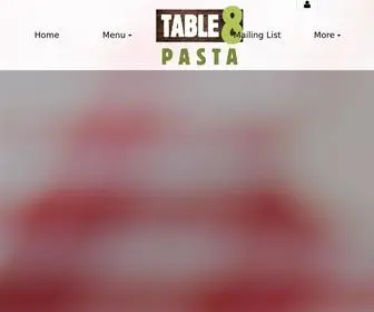 Table8Pasta.com(Table 8) Screenshot