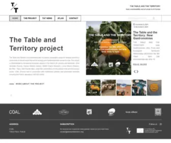 Tableandterritory.org(Food, rural and sustainable art projects in europe) Screenshot