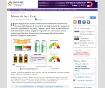 Tableau-DE-Bord.org(Tableau de bord avec Excel) Screenshot