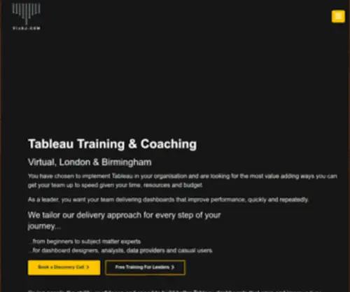 Tableautraining.co.uk(Tableautraining) Screenshot