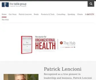 Tablegroup.com(The Table Group) Screenshot