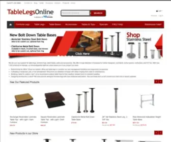 Tablelegsonline.com(Buy Table Legs Online) Screenshot