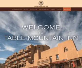 Tablemountaininn.com(Golden Colorado Hotel) Screenshot