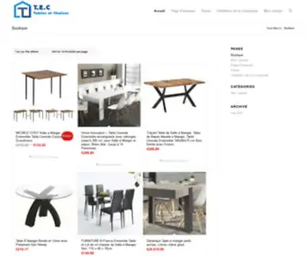 Tables-ET-Chaises.shop(Tables ET Chaises shop) Screenshot