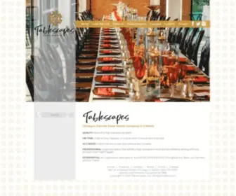 Tablescapes.com(Tablescapes Chicago Party Rentals) Screenshot