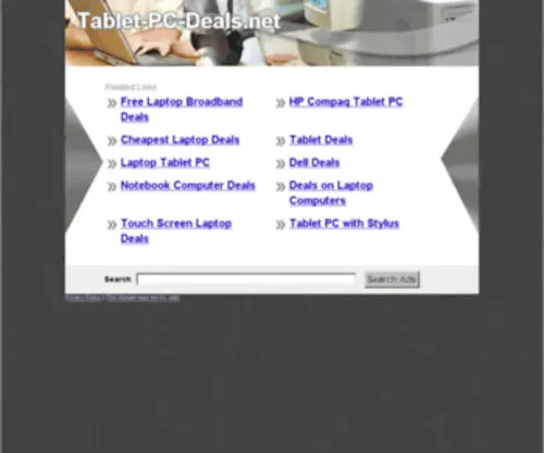 Tablet-PC-Deals.net(Tablet PC deals 2012 UK) Screenshot
