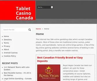 Tabletcasinos.ca Screenshot