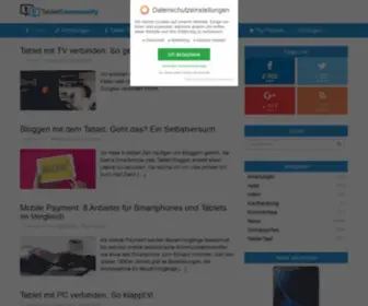 Tabletcommunity.de(Tablet-Test, News, Apps und Kaufberatung) Screenshot