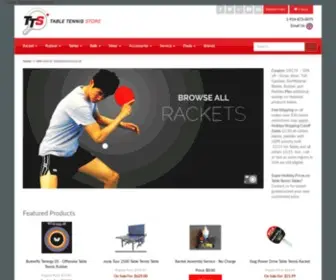 Tabletennisstore.us(North America's complete Table Tennis/Ping Pong Equipment Store) Screenshot