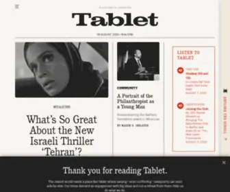 Tabletmag.com(Tablet Magazine) Screenshot