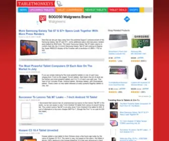 Tabletmonkeys.com(Tabletmonkeys Is The World's Largest Computer Tablet Magazine/Website With Tablet Comparison) Screenshot