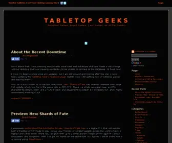 Tabletopgeeks.com(Tabletop Geeks) Screenshot