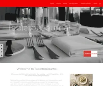 Tabletopjournal.com(Celebrating the Products) Screenshot