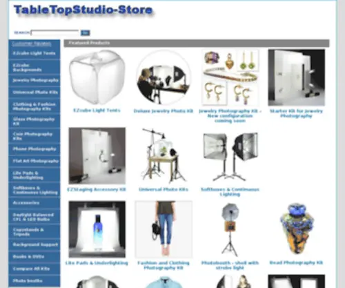 Tabletopstudio-Store.com(Table Top Studio) Screenshot