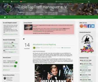Tabletoptreff-Hannover.de(Tabletoptreff Hannover) Screenshot