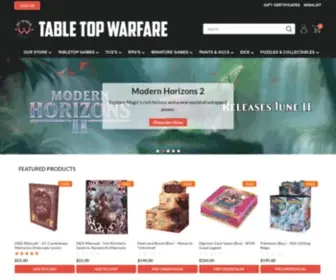 Tabletopwarfare.com.au(Table Top Warfare) Screenshot