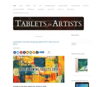 Tabletsforartists.com(An introduction) Screenshot