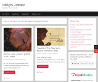 Tablighijamaat.org(Tablighi Jamaat) Screenshot