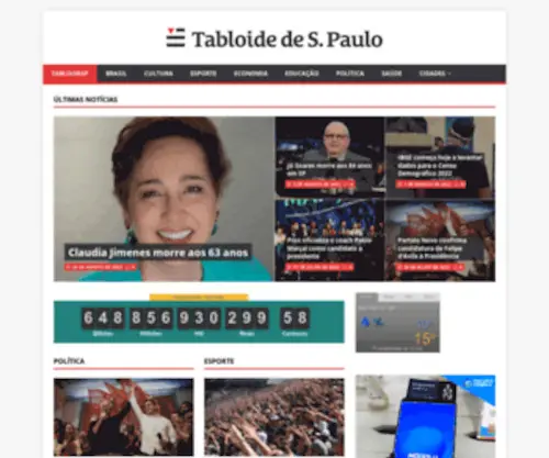 Tabloidesp.com.br(Página) Screenshot