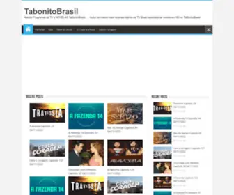 Tabonitobrasil.cc(Assistir Programas de TV e NOVELAS TaBonitoBrasil) Screenshot