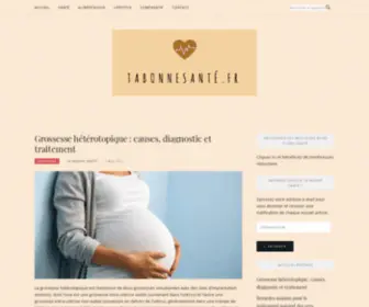 Tabonnesante.fr(Blog santé et actualité médicale) Screenshot