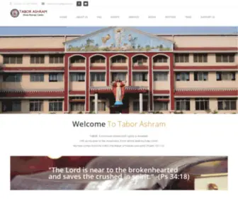 Taborashram.org(Tabor Ashram) Screenshot