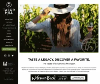 Taborhill.com(Winery & Restaurant) Screenshot