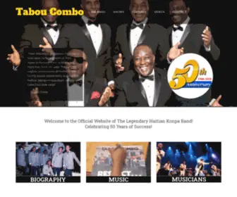 Taboucombo.com(World Most Popular Haitian Konpa Band) Screenshot