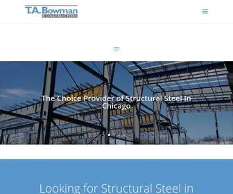 Tabowman.com(T.A. Bowman Constructors) Screenshot