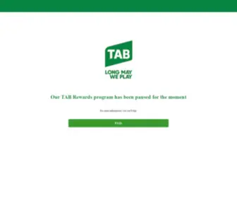 Tabrewards.com.au Screenshot