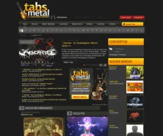 Tabsmetal.org(Inicio) Screenshot