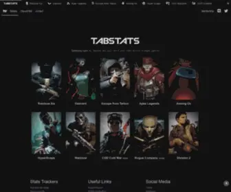 Tabstats.com(TabStats Stats Tracker for Multiplayer Games by Tabwire) Screenshot