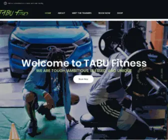 Tabufitnessworld.com(TABU Fitness) Screenshot