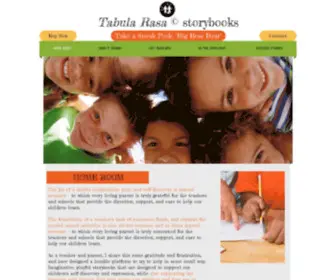 Tabula-Rasa.org(Tabula Rasa customizable children's storybooks) Screenshot