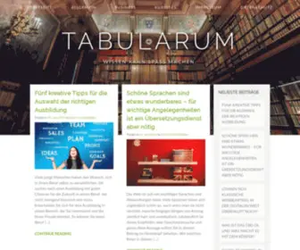Tabularum.de(Tabularum der Webkatalog) Screenshot
