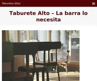 Taburetealto.com(⊛ Taburetes Altos ⊛ Baratos) Screenshot