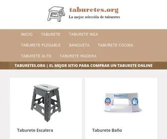 Taburetes.org(El mejor sitio para comprar un taburete online) Screenshot