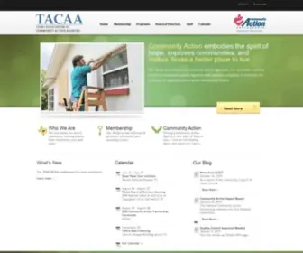 Tacaa.org(Texas Association of Community Action Agencies) Screenshot