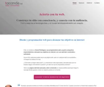 Tacande.net(Diseño web con mente y corazón) Screenshot