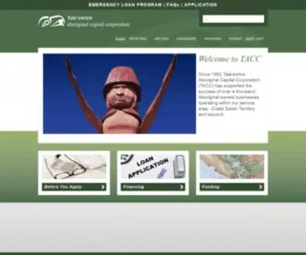 Tacc.ca(Home) Screenshot