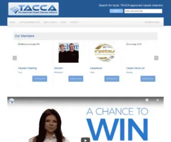 Tacca.co.uk(The Approved Carpet Cleaners Alliance UK) Screenshot