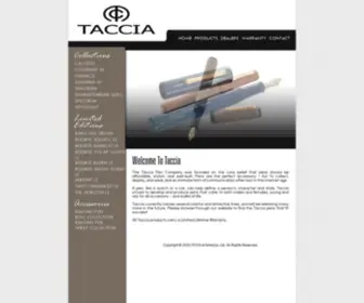 Taccia.com(The Taccia Pen Company) Screenshot