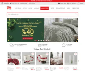 Tac.com.tr(Taç Online Alışveriş sitesi) Screenshot