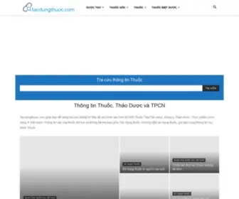 TaCDungthuoc.com(Thông tin Thuốc) Screenshot