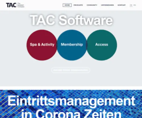 Tac.eu.com(The assistant company) Screenshot