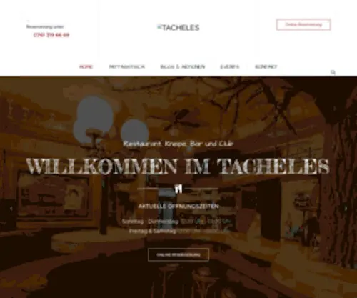 Tachelesfreiburg.de(TACHELES) Screenshot