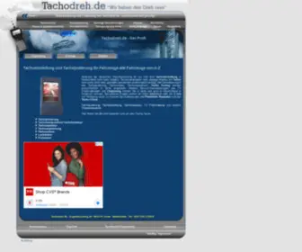 Tachodreh.de(Tachoeinstellung und Tacho Reparaturen im Tachoservice) Screenshot