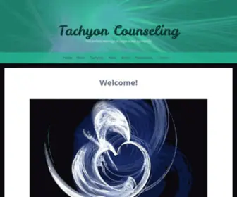 Tachyoncounseling.com(The perfect marriage of science and spirituality) Screenshot