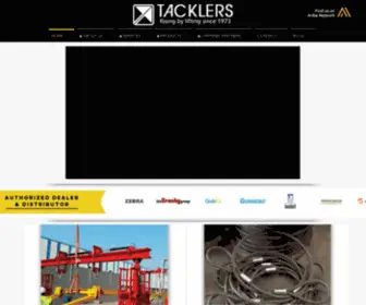 Tacklers.co.in(Material Handling & Lifting Equipment Supplier in India) Screenshot